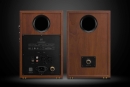 Swan D200 - aktiver Regallautsprecher mit BT, Aux + Digitaleingänge, Holz, Paarpreis | Neu