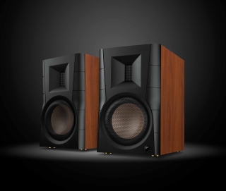 Swan D300 ++ BLACK-DEAL-DAYS ++ aktiver Bluetooth-Regallautsprecher, Holz, Paar | Neu