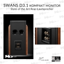 SWAN D3.1 Kompakt Monitor - Palisander - HighEnd-Lautsprecher der Extraklasse - Paarpreis, Auspackware,wie neu