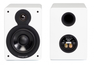 Cambridge Audio Minx XL, Weiss HG Regallautsprecher Paar | Auspackware, sehr gut