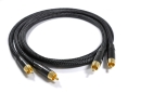 Melodika Purple Rain "Black Edition" MD2RD Cinch-Kabel Paar | Neu