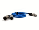 Melodika Sky Blue SB2X12 XLR-Kabel1,25m Paar | Neu