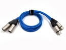 Melodika Sky Blue SB2X12 XLR-Kabel1,25m Paar | Neu