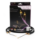 Melodika Purple Rain MDPHD15 " Black Edition " 1,5 m, Phono-Kabel doppelt geschirmt mit Erdung | Neu