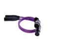 Melodika Purple Rain MD2X10 XLR-Kabel mit Neutrik Stecker 1,00 m Paar | Neu