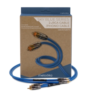Melodika Sky Blue SB2R Cinch-Kabel Paar | Neu 1,5 m (SB2R15)