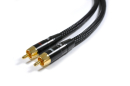 Melodika Purple Rain "Black Edition" MD2RD Cinch-Kabel Paar 1,0 m (MD2RD10) | Vorführung
