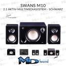 SWAN M10 2.1 BLUETOOTH Aktiv Multimediasystem - schwarz