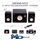 SWAN M10 2.1 BLUETOOTH Aktiv Multimediasystem - schwarz