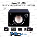 SWAN M10 2.1 BLUETOOTH Aktiv Multimediasystem - schwarz