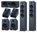 Elac Debut 3.0 Serie Heimkino-Systeme, Schwarz | Neu...