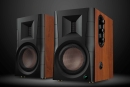 Swan D200 - aktiver Regallautsprecher mit BT, Aux +...