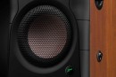 Swan D200 - aktiver Regallautsprecher mit BT, Aux + Digitaleingänge, Holz, Paarpreis | Auspackware, wie neu