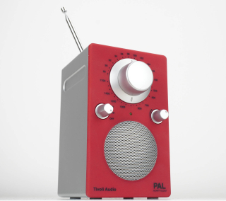 Tivoli Audio PAL Rot - Tragbares FM / AM Radio | Aussteller, sehr gut