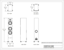 PARADIGM Monitor SE 3000F Schwarz Matt Standlautsprecher Stück UVP 475 €