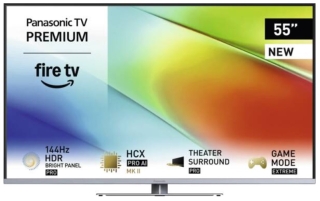PANASONIC TV-55W93BE7 139 cm, 55 Zoll 4K Ultra HD LED TV mit Fire TV