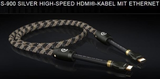 Viablue S-900 7,5m Silver Highspeed HDMI Kabel