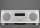 Tivoli Audio Music System Two+ Weiß/Silber - System DAB/DAB+/FM/BT | Auspackware, sehr gut