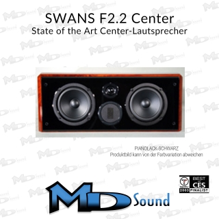 SWAN F2.2C+ - HighEnd Center-Lautsprecher in Echtholz/Pianolack - B-Ware - minimale Gebrauchsspuren