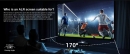 ShedLight 120" CLR Lenticular Bodenscherenleinwand elektrische Bodenleinwand für Laser TV | Neu