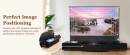 Shore ROLA TV 120" +++ sofort lieferbar+++ motorisiertes TV Möbel für UST-Projektoren Wood Grain fertig montiert | Neu