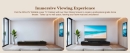 Bundle: Shore ROLA TV 120" +  Shedlight 120" Lenticular Bodenleinwand +++ sofort lieferbar+++ Wood Grain fertig montiert | Neu