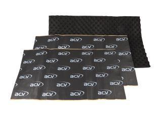 ACV 30.1240-01 Doorkit Standard | Dämmung für Autotüren Set Schalldämmung Entdröhnung Multlayer Noppenschaum | Neu