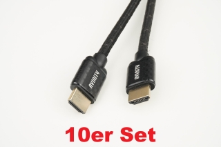 Avinity High-Speed HDMI-Kabel vergoldet Limited Edition | 2,2 m | 10er Set