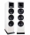 MDS EURO 9 - Standlautsprecher, Paar, White PVC/Black | Neu
