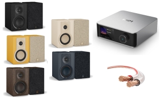 Bundle Wiim AMP Ultra + Dali Kupid + LS-Kabel Set ++ Silber | Black Ash ++