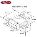 RETROSOUND Detroit + Motor 2 DAB+ für Ford Mustang 1964 - 66 Komplett-Set | Neu