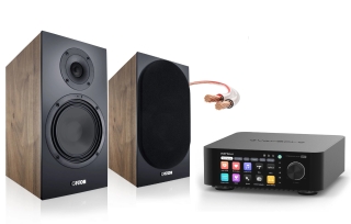Bundle Eversolo Play + Canton GLE30 S2 - HiFi-Set | Neu, Nussbaum