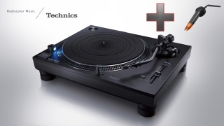 Technics SL-1210GR2 + Gratis Concorde Music Bronze - Plattenspieler mit Direktantrieb, Schwarz | Neu