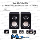 SWAN M10 2.1 Aktiv Multimediasystem - schwarz Set | Gut, leichte gebrauchsspuren
