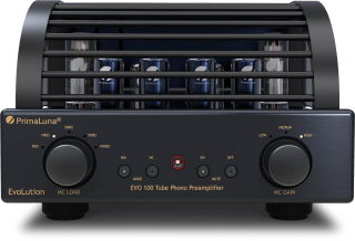 PrimaLuna EVO 100 schwarz MC/MM Tube-Phonopreamplifier Röhren Phonovorverstärker | Neu