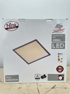 Nino PAUL LED Panel 24W 3000K 2900lm Deckenleuchte ohne Fernbedienung (45x45 cm) | Neu