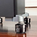 IsoAcoustics GAIA 1 NEO Dark Chrome - schraubbare Lautsprecherisolatoren bis 100kg 4er Set | Neu