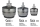 IsoAcoustics GAIA 1 NEO Dark Chrome - schraubbare Lautsprecherisolatoren bis 100kg 4er Set | Neu