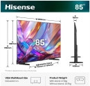 HISENSE 85Q7S 215 cm, 85 Zoll 4K Ultra HD Hi-QLED Smart TV