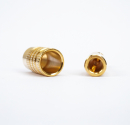 AIV Bananenstecker bis 6 mm² vergoldet | Rot, Stück