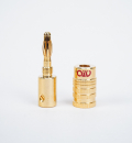 AIV Bananenstecker bis 6 mm² vergoldet | Rot, Stück