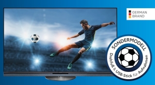 METZ BLUE 43MQF8101Z mit Drehfuß + USB Stick 108 cm, 43 Zoll 4K Ultra HD QLED Smart TV WM Sondermodell