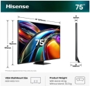 HISENSE 75UR9DS +++ 200,-EURO CASHBACK +++ 189 cm, 75 Zoll 4K Ultra HD Mini LED Smart TV