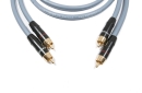Melodika Purple Rain MD2R05G Stereo Cinch-Kabel Paar | Neu Gunmetal 0,5 m