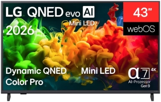 LG 43QNED8EB3F.AEU 108 cm, 43 Zoll 4K Ultra HD Mini LED Smart TV