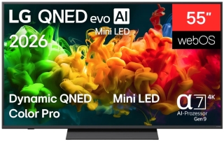 LG 55QNED8EB3F.AEU 139 cm, 55 Zoll 4K Ultra HD Mini LED Smart TV