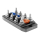 AMPIRE MFB4 MIDI (Mini-ANL) Sicherungsverteiler, 4-fach, inklusive 4 Sicherungen