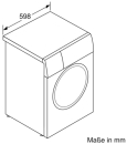 BOSCH WAN28127 Serie 4, Waschautomat, Frontlader, 8 kg, max. 1400 U/min.