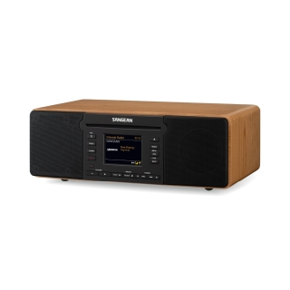 Sangean DDR-66BT Walnuss - Internetradio / DAB+ / UKW-RDS / CD / USB / SD / Aux / Bluetooth | Neu