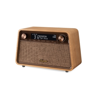 Sangean WR-201D Cherry - DAB+ / FM-RDS / Bluetooth / AUX Premium-Retro-Radio | Neu